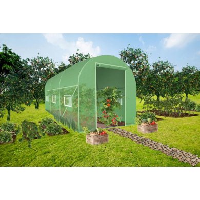 Парник теплиця Kontrast 8 м² 4x2х2 м Зелений - 3 Парник теплиця Kontrast 8 м² 4x2х2 м Зелений 5.07.27290 фото - 3