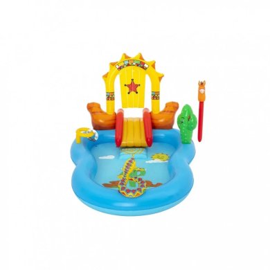 Надувной детский бассейн Bestway 53118 WILD WEST PARK 264х188х15 см Принт BES53118 фото - 3