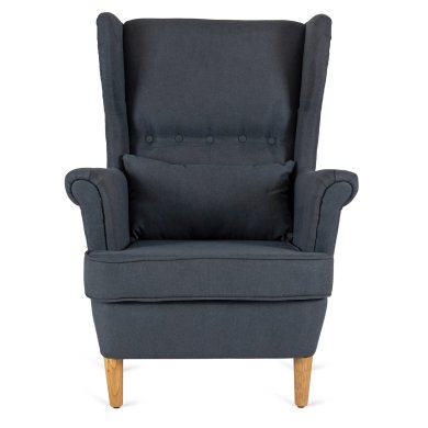 Крісло м'яке з пуфом Mebel Elit EVAN 2 Сірий ME.EVAN2/JP/D/T/FWPD фото - 2