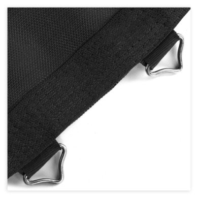 Батут с защитной сеткой Corciano ELITON 252 см Черный 5901721056275 фото - 5