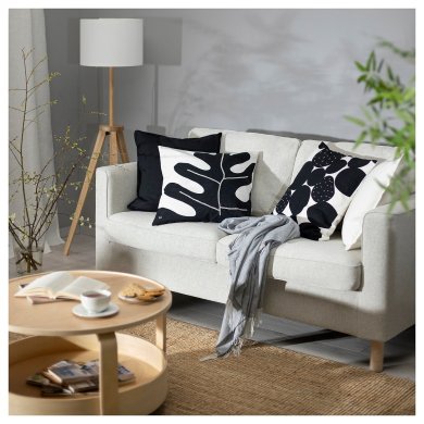 IKEA Декоративная наволочка SMAFROSSORT 50х50 см Принт (ИКЕА СМАФРОССОРТ) 30527883 фото - 6