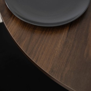 Обеденный стол Mebel Elit LAUREN 90 см Орех ME.LAUREN/O/CZ/S90 фото - 8