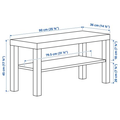 IKEA LACK (ИКЕА НЕДОСТАТОК) 00625521 фото - 5
