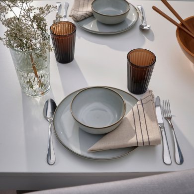 IKEA Набор салфеток VARARV 35х35 см 4 шт Бежевый (ИКЕА ВАРАРВ) 30545863 фото - 5