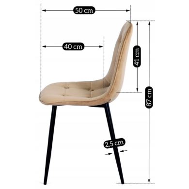 Обеденный комплект мебели Mebel Elit HARRY ARIS | Дуб ривьера / Черный / Бежевый - 3 Обеденный комплект мебели Mebel Elit HARRY ARIS | Дуб ривьера / Черный / Бежевый HARRY/DR/CZ/S/ARIS/BZ/V/Z4/K фото - 3