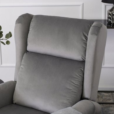 Кресло мягкое раскладное с реклайнером Mebel Elit SIMON Серый - 11 Кресло мягкое раскладное с реклайнером Mebel Elit SIMON Серый ME.SIMON/P/V/FW фото - 11