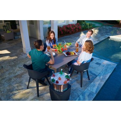 Садовий стіл Keter LIMA 160 Капучино - 6 Садовий стіл Keter LIMA 160 Капучино 226533 фото - 6