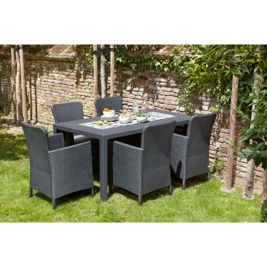 Садовий стіл Keter MELODY Графіт - 4 Садовий стіл Keter MELODY Графіт 255809 фото - 4