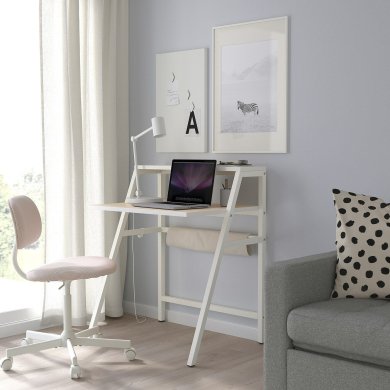 Письмовий стіл MITTPLAN Білий - 3 IKEA Письмовий стіл MITTPLAN Білий (ИКЕА МИТТПЛАН) 10549428 фото - 3