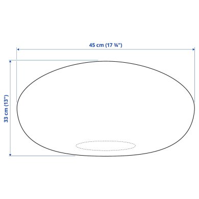 IKEA Пуф SANDARED Бежевый (ИКЕА АВСТРИЯ) 00385314 фото - 19