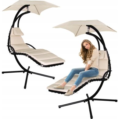 Підвісний шезлонг Garden Line Бежевий MEB2752 фото - 4