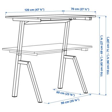 IKEA TROTTEN/FLINTAN (ИКЕА Троттен/Флинтэн) 39627185 фото - 4