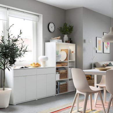 IKEA Стелаж VIHALS Білий (ИКЕА ВИХАЛС) 09440617 фото - 5