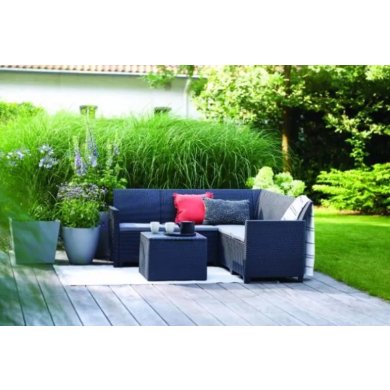 Комплект садових меблів Keter CLAIRE 5 Графіт 253077 фото - 3