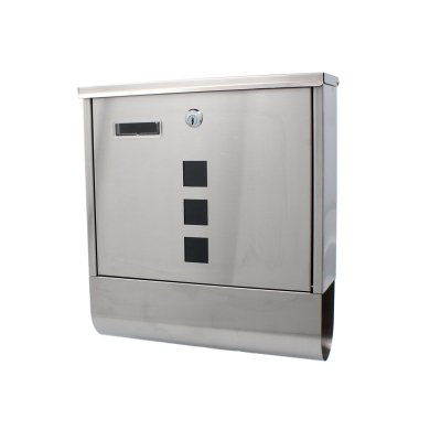 Почтовый ящик Chomik ALBATROSS 30,5х10х33,5 см Серебристый TIS3463 фото - 2