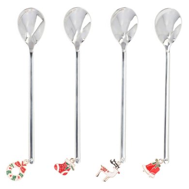 Набор десертных ложек Homla BLANE 4 шт Серебристый - 2 Набор десертных ложек Homla BLANE 4 шт Серебристый 200432 фото - 2