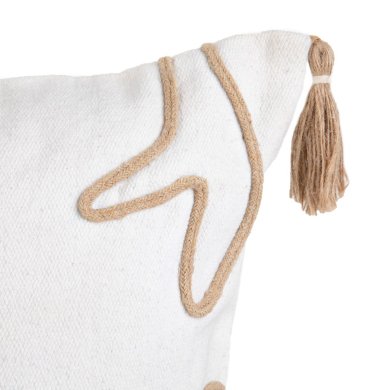 Декоративна наволочка Homla MALLIN 45х45 см Білий - 2 Декоративна наволочка Homla MALLIN 45х45 см Білий 218751 фото - 2