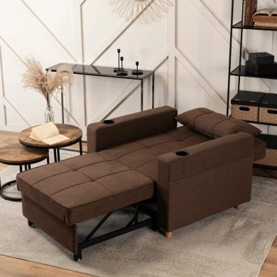 Крісло м'яке розкладне Mebel Elit SOLOR Коричневий ME.SOLOR/BR/T/FW фото - 14