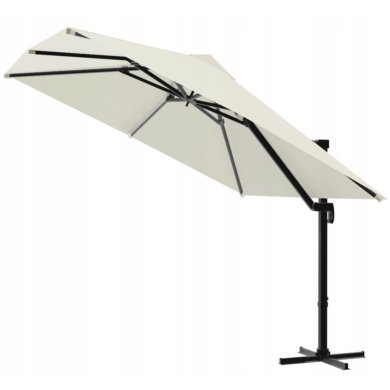 Садова парасоля з чохлом Garden Line ROMA 300х300 см Бежевий GAO5408 фото - 3