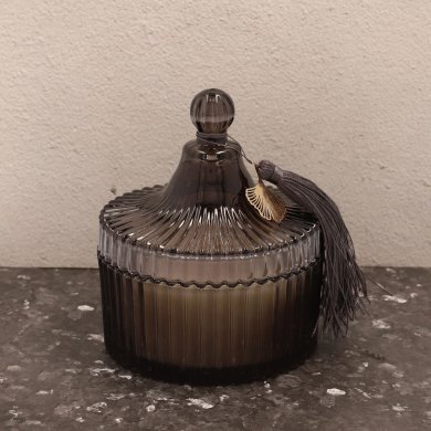 Ароматична свічка Homla DOMIYA Cashmere Patchouli 170 | Чорний 207340 фото - 5