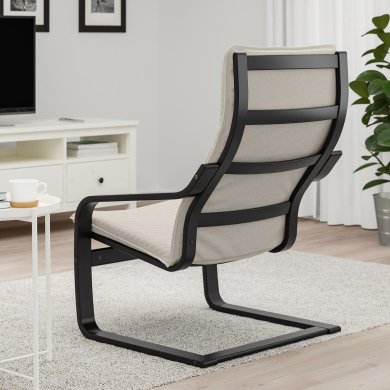 IKEA Кресло-качалка POANG Светло-бежевый (ИКЕА ПОАНГ) 39240792 фото - 10