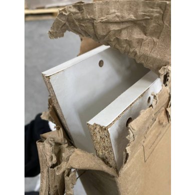 IKEA УЦЕНКА Стеллаж GERSBY Белый brak/70261131 фото - 3