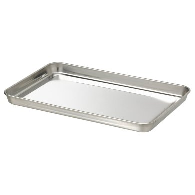 IKEA Поднос GRILLTIDER Серебристый (ИКЕА ГРИЛЛТАЙДЕР) 70564741