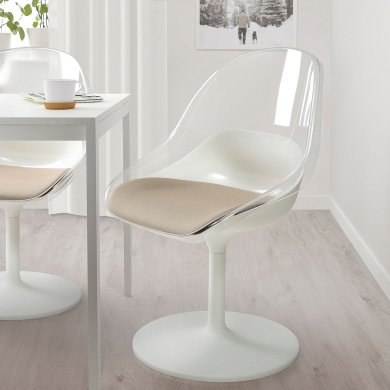 Офісне крісло BALTSAR Бежевий - 2 IKEA Офісне крісло BALTSAR Бежевий (ИКЕА БАЛТСАР) 10511538 фото - 2