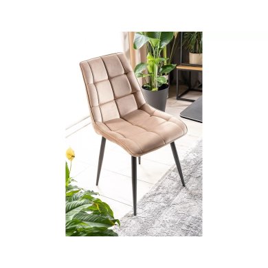 Обеденный стул Signal CHIC Welur Бежевый CHICVCBE фото - 3