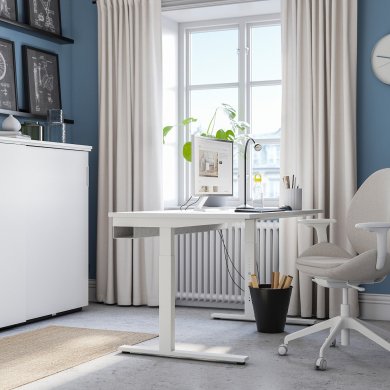 IKEA Письмовий стіл MITTZON Білий (ИКЕА МИЦОН) 99513954 фото - 5
