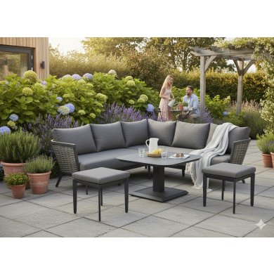 Комплект садовой мебели Garden Line TALLINN Серый ALM8123 фото - 5