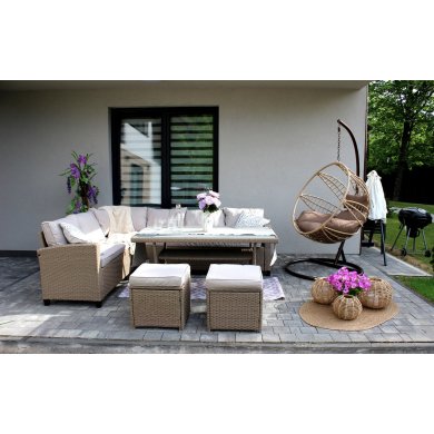 Комплект садових меблів Garden Line CESME Бежевий ABI3517 фото - 9