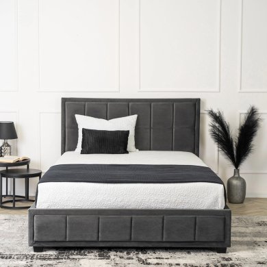 Кровать Mebel Elit CARLOS 140x200 см Серый ME.CARLOS/140/CP/V/LOZZPOJ фото - 5