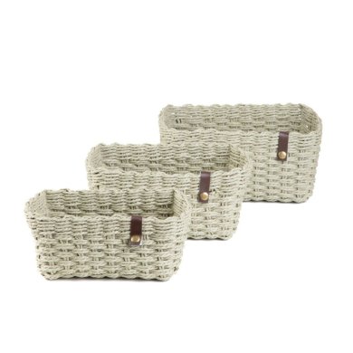 Набір кошиків Homla Zestaw 3 шт Фісташковий 228676 фото - 2
