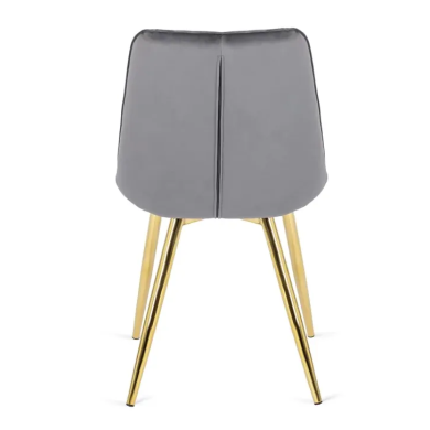 Обеденный комплект мебели Mebel Elit TINGA CARO | Черный / Золотой / Серый TINGA/BLACK/GOLD/CARGO/GREY/GOLD фото - 15