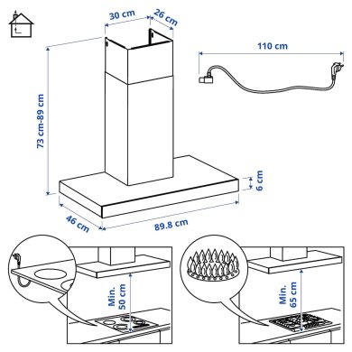 Натяжна витяжка KULINARISK - 14 IKEA Натяжна витяжка KULINARISK (ИКЕА КУЛИНАРНАЯ) 30383144 фото - 14