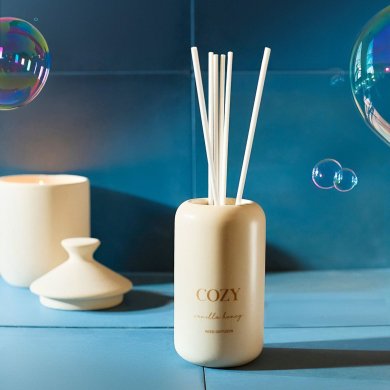 Ароматический диффузор Homla COZY Vanilla Honey 80 мл Белый - 6 Ароматический диффузор Homla COZY Vanilla Honey 80 мл Белый 234190 фото - 6