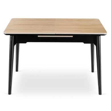 Раскладной обеденный стол Mebel Elit SAMER Черный ME.SAMER/D/CZ/CER/S120-160 фото - 3