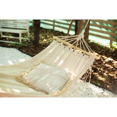 Гамак Garden Line BOHO 200x100 см Бежевий HAM3286 фото - 4