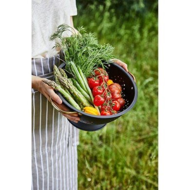 Дуршлаг Duka Fint 27 см | Черный 1216815 фото - 8