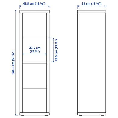 IKEA Стеллаж KALLAX Белый (ИКЕА КАЛЛАКС) 00275848 фото - 6
