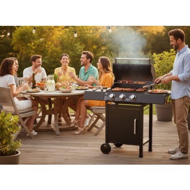 Газовий гриль Garden Line BBQ8076 Чорний BBQ8076 фото - 6