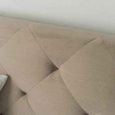 Кровать Mebel Elit QUEEN Welur 160x200 см Бежевый ME.QUEEN/160/BZ/V/LOZ фото - 8