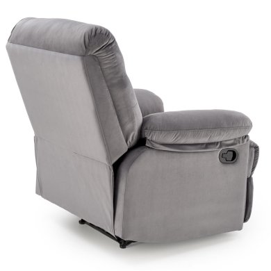 Кресло мягкое раскладное с реклайнером Halmar DRAGER Пепельный V-CH-DRAGER-FOT-POPIELATY фото - 6