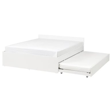 IKEA Раздвижная кровать VIHALS 140x200 см Белый (ИКЕА ВИХАЛС) 09582027