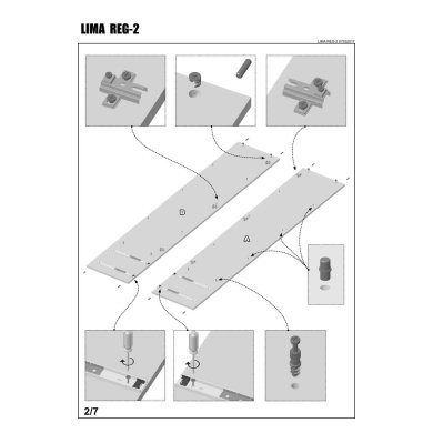 Шкаф Halmar Lima Reg-2 | Белый V-PL-LIMA-REG2-BIAŁY фото - 3
