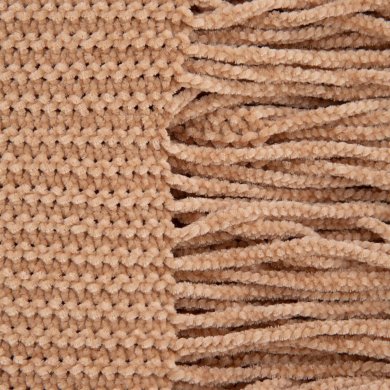 Плед Homla CHENILLE 130x170 см Бежевый - 3 Плед Homla CHENILLE 130x170 см Бежевый 218476 фото - 3