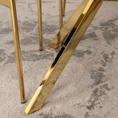 Розкладний обідній стіл Mebel Elit LUGO Кашемір - 5 Розкладний обідній стіл Mebel Elit LUGO Кашемір ME.LUGO/KASZ/ZL/S фото - 5