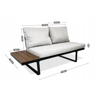 Комплект садових меблів Kontrast GLOBO TOUPE Дерево 5.05.13792 фото - 14