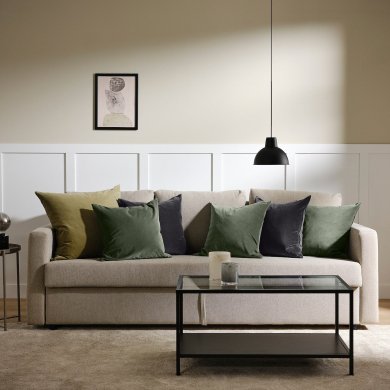 IKEA Декоративная наволочка SANELA 50х50 см Светло-бежевый (ИКЕА SANELA) 90321030 фото - 10